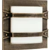 Applique Exterieure Albert 262 Brun, Laiton, 1 Lumiere
