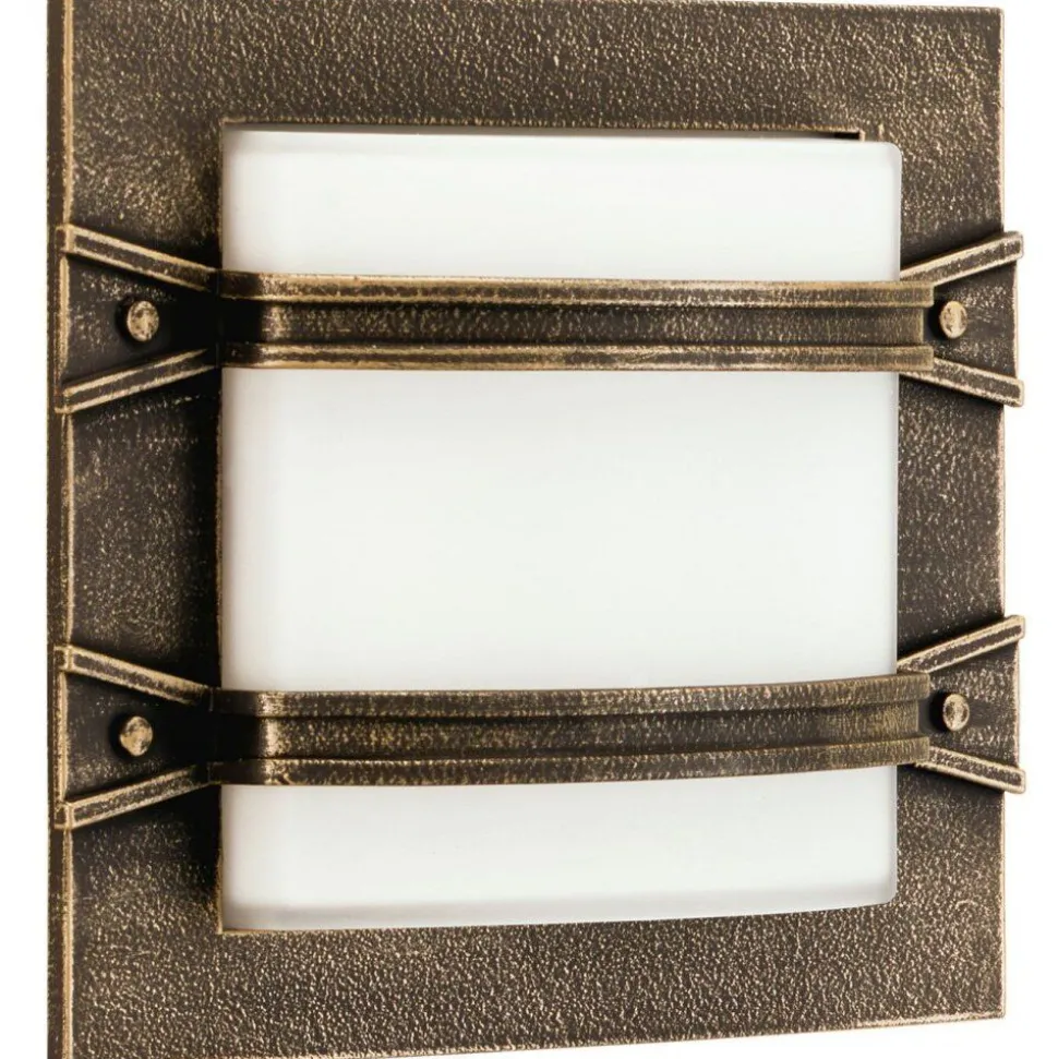 Applique Exterieure Albert 262 Brun, Laiton, 1 Lumiere