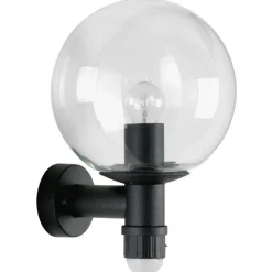 Applique Exterieure Albert 641 Noir, 1 Lumiere, Detecteur De Mouvement