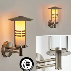 Applique Exterieure Forli Acier Inoxydable, 1 Lumiere