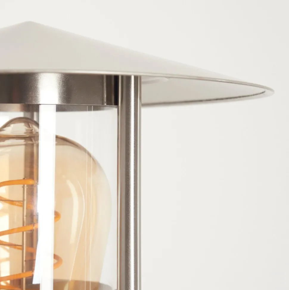 Applique Exterieure Forli Acier Inoxydable, Transparent, 1 Lumiere