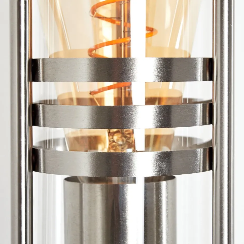 Applique Exterieure Forli Acier Inoxydable, Transparent, 1 Lumiere