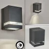 Applique Exterieure Haines Anthracite, Noir, 1 Lumiere