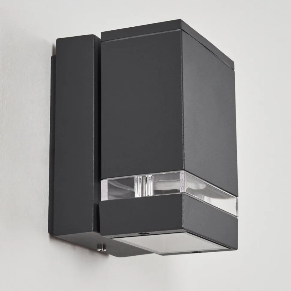 Applique Exterieure Haines Anthracite, Noir, 1 Lumiere
