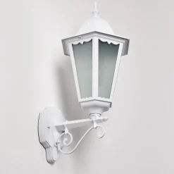 Applique Exterieure Hongkong Blanc, 1 Lumiere