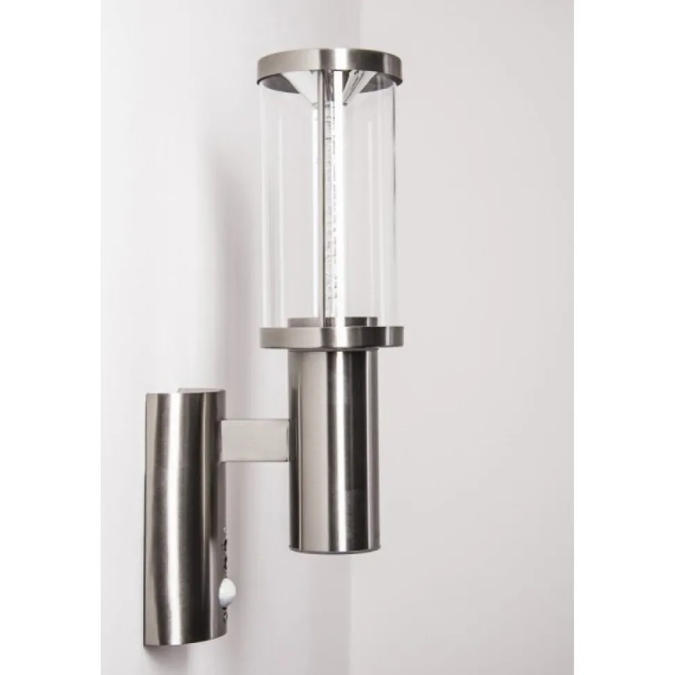 Applique Exterieure Popoyan Led Acier Inoxydable, 2 Lumieres, Detecteur De Mouvement