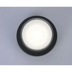 Applique Murale / Plafonnier Paul Neuhaus Q-Erik Led Blanc, 1 Lumiere, Detecteur De Mouvement, Telecommandes, Changeur De Couleurs