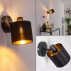 Applique Murale Alsen Noir, 1 Lumiere
