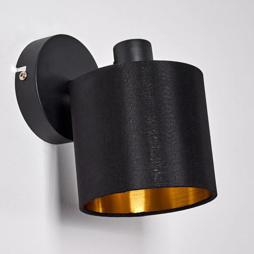 Applique Murale Alsen Noir, 1 Lumiere