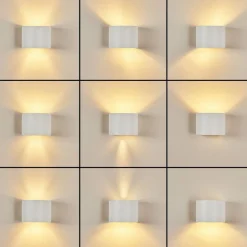 Applique Murale Badajoz Blanc, 1 Lumiere
