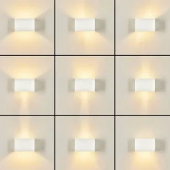 Applique Murale Badajoz Blanc, 1 Lumiere