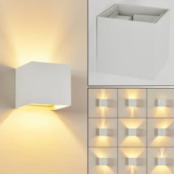 Applique Murale Badajoz Blanc, 1 Lumiere