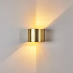 Applique Murale Badajoz Led Or, Laiton, 1 Lumiere