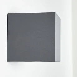 Applique Murale Badajoz Led Anthracite, 1 Lumiere