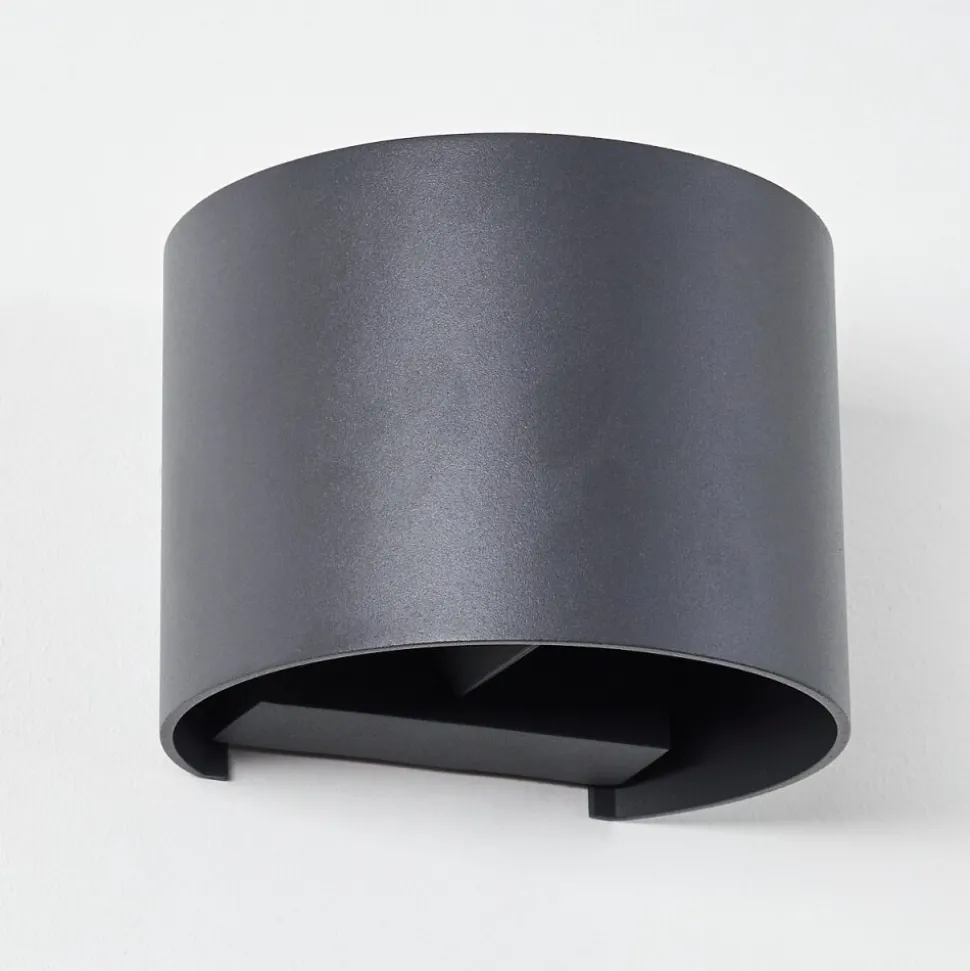 Applique Murale Badajoz Led Anthracite, 1 Lumiere