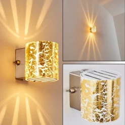 Applique Murale Bamako Nickel Mat, 1 Lumiere