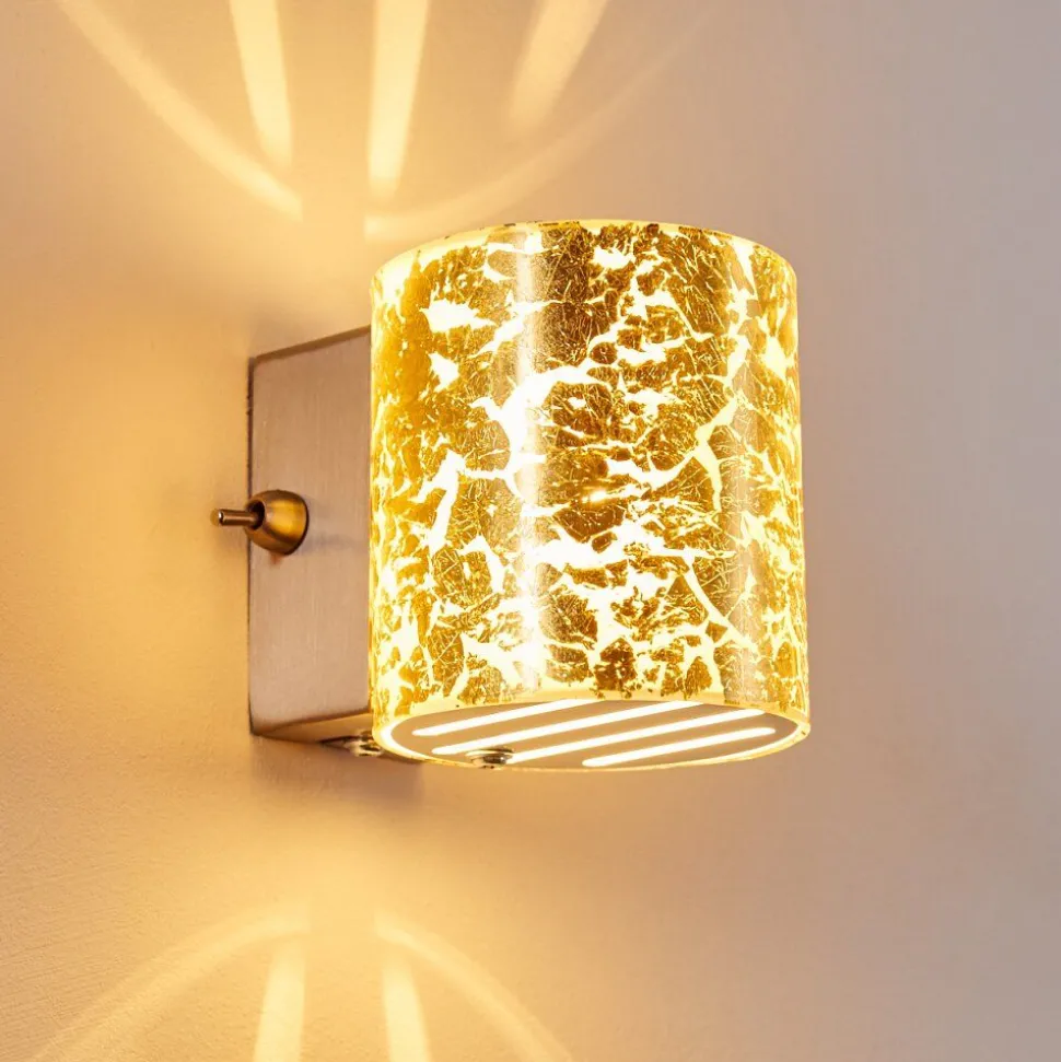 Applique Murale Bamako Nickel Mat, 1 Lumiere