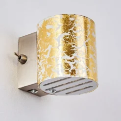 Applique Murale Bamako Nickel Mat, 1 Lumiere