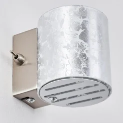 Applique Murale Bamako Nickel Mat, 1 Lumiere