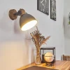 Applique Murale Banjul Gris, Bois Fonce, 1 Lumiere