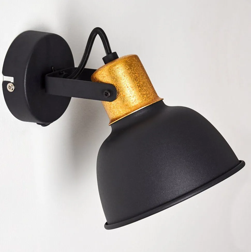 Applique Murale Blackburn Noir, 1 Lumiere