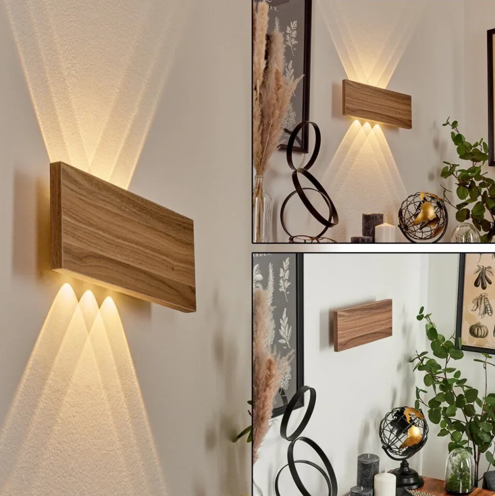 Applique Murale Blandford Led Gris, Ecru, 6 Lumieres