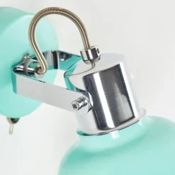 Applique Murale Borik Turquoise, 1 Lumiere