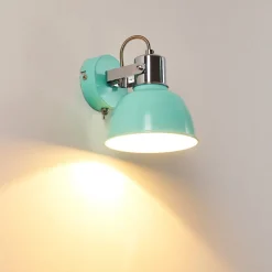Applique Murale Borik Turquoise, 1 Lumiere