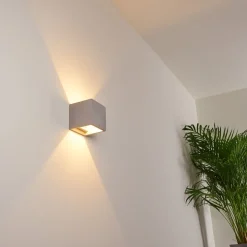 Applique Murale Braslo Gris, 1 Lumiere