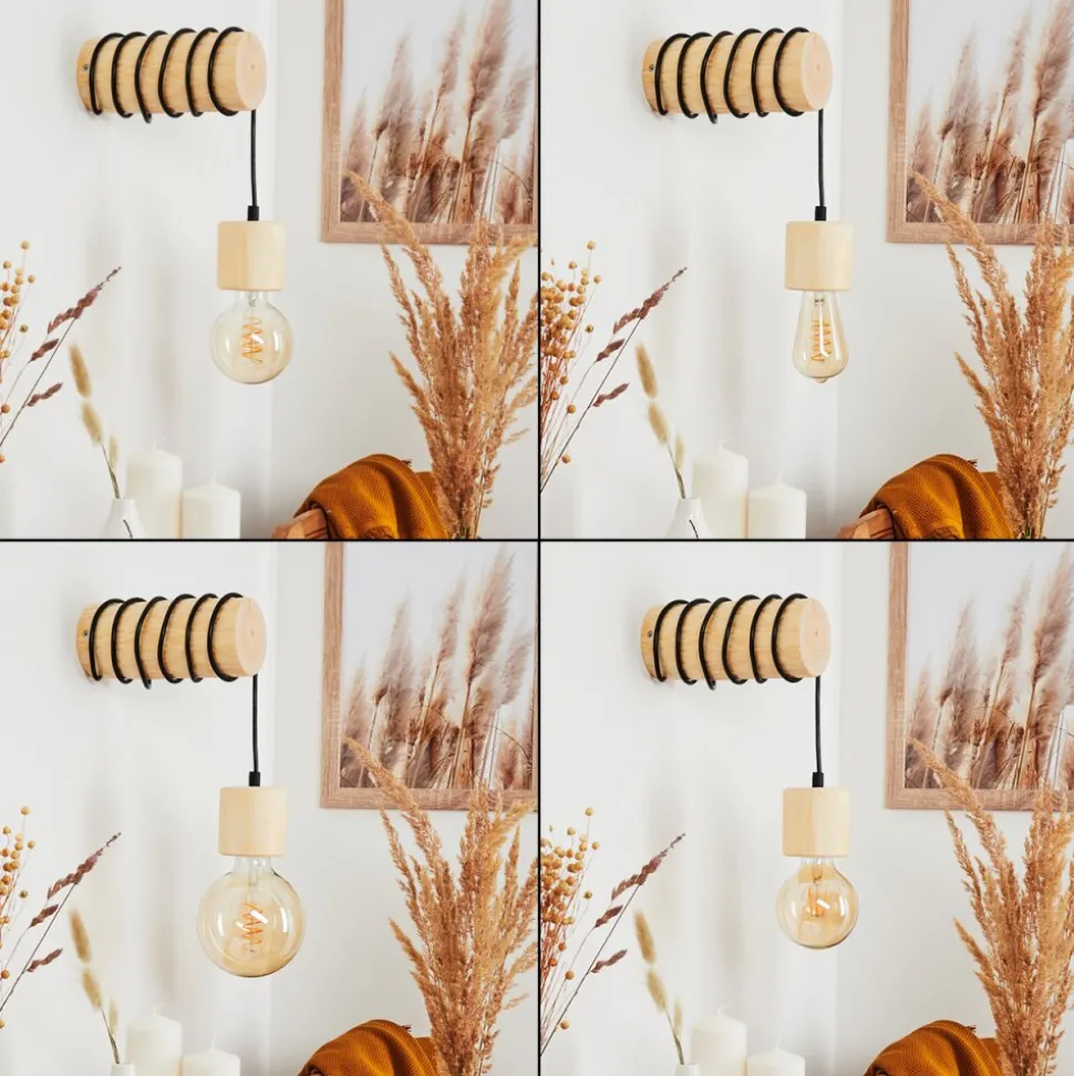 Applique Murale Canedo Brun, 1 Lumiere