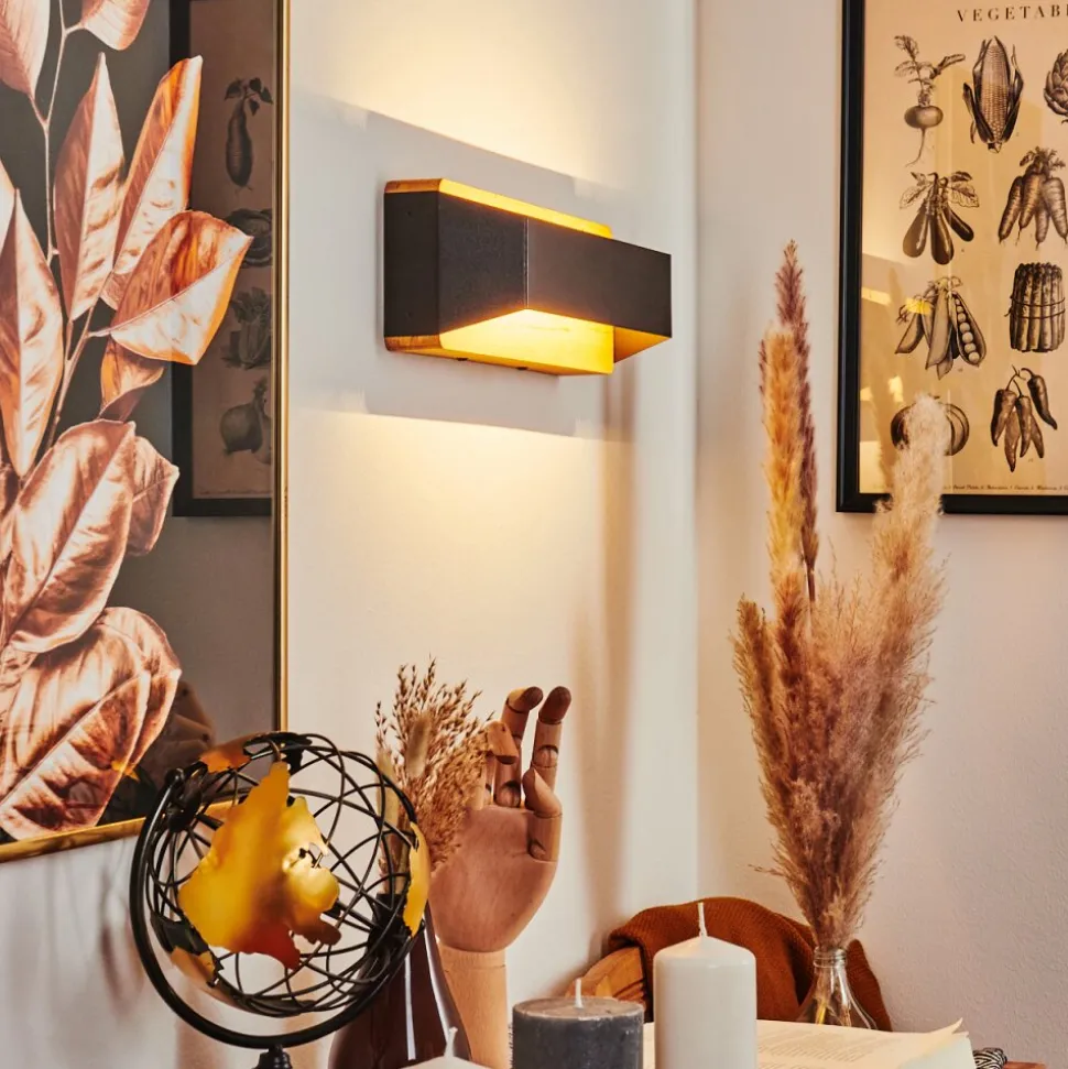 Applique Murale Clarens Led Ecru, Noir, 1 Lumiere