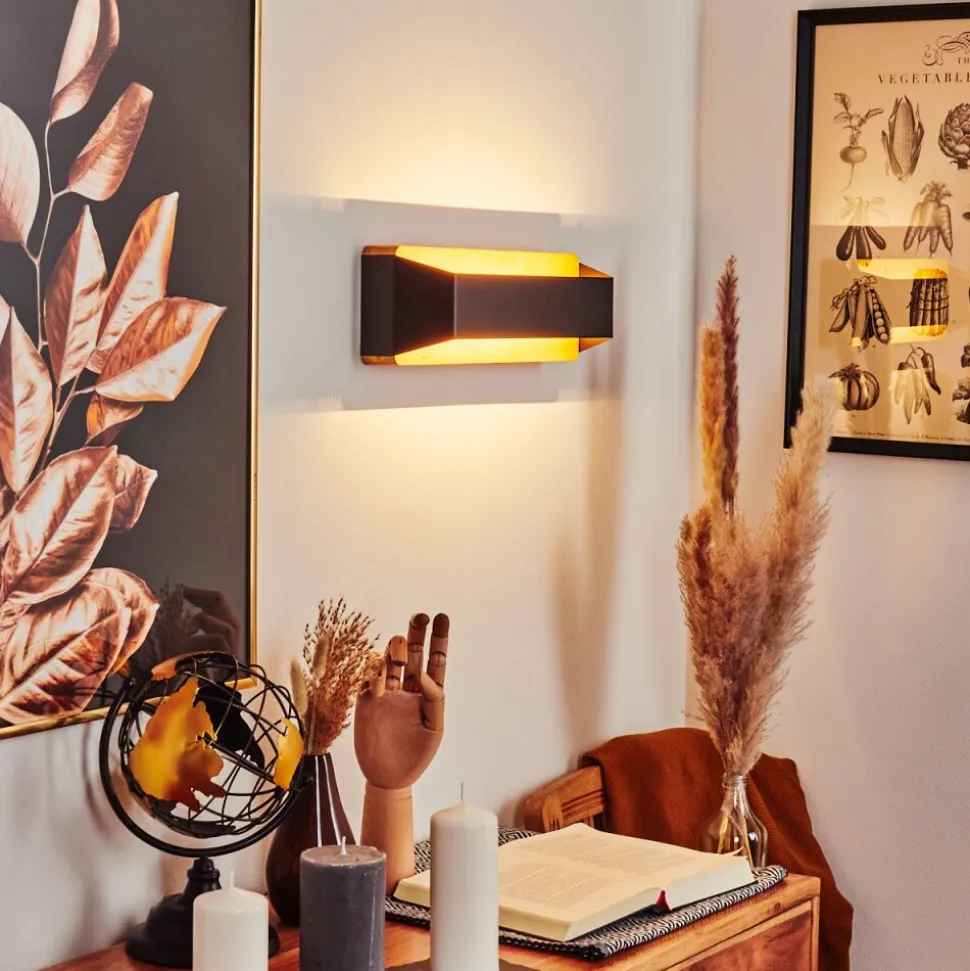 Applique Murale Clarens Led Ecru, Noir, 1 Lumiere