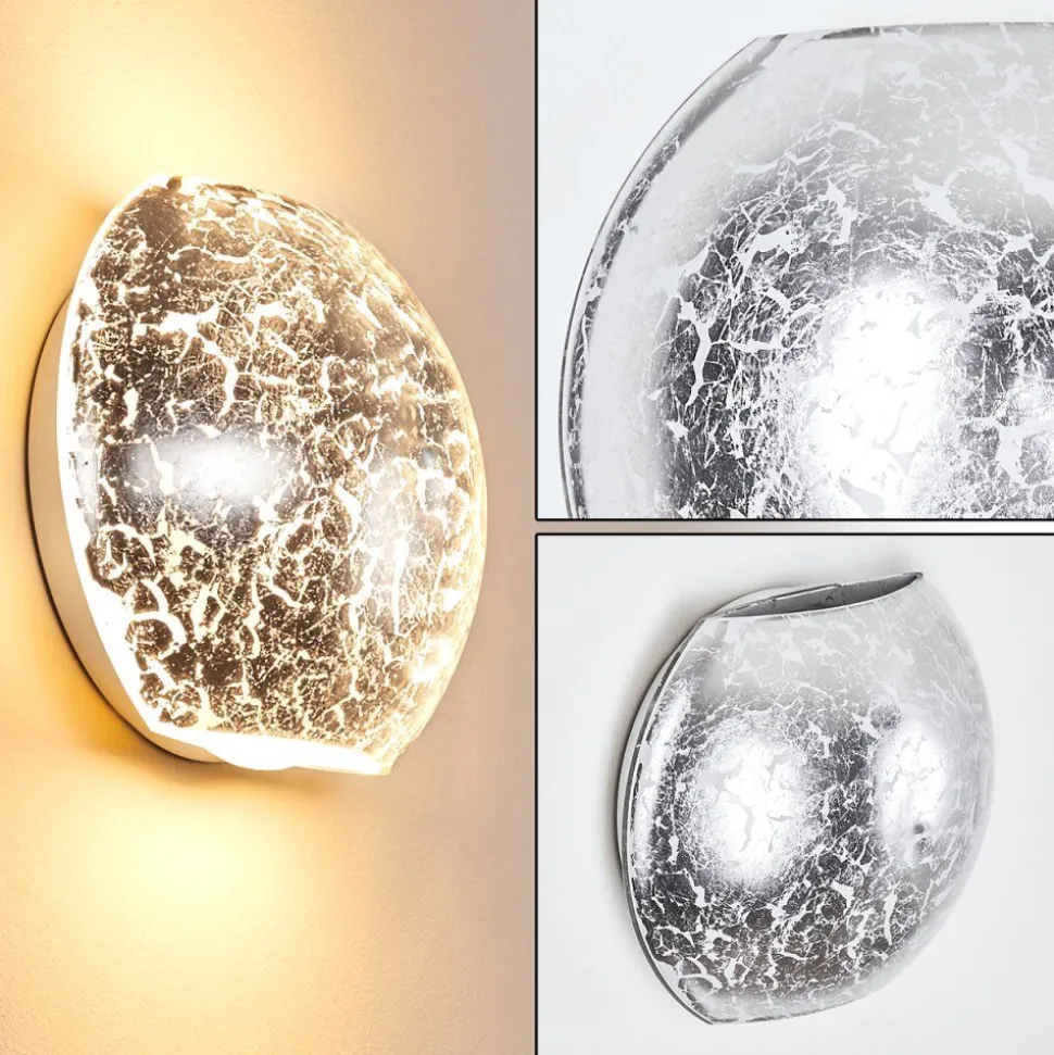 Applique Murale Concha Blanc, 1 Lumiere