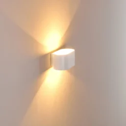 Applique Murale Dapp Blanc, 1 Lumiere