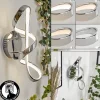 Applique Murale Dauntey Led Chrome, Blanc, 1 Lumiere