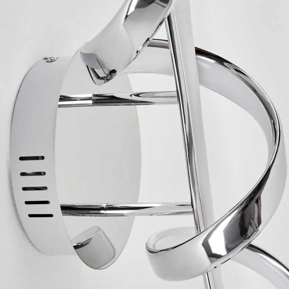 Applique Murale Dauntey Led Chrome, Blanc, 1 Lumiere