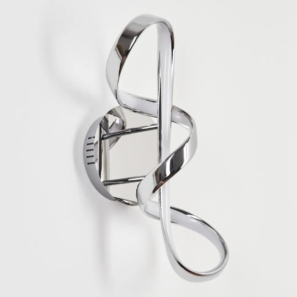 Applique Murale Dauntey Led Chrome, Blanc, 1 Lumiere
