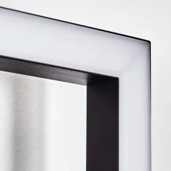 Applique Murale Deadwood Led Brun, Chrome, Couleur Bois, 2 Lumieres