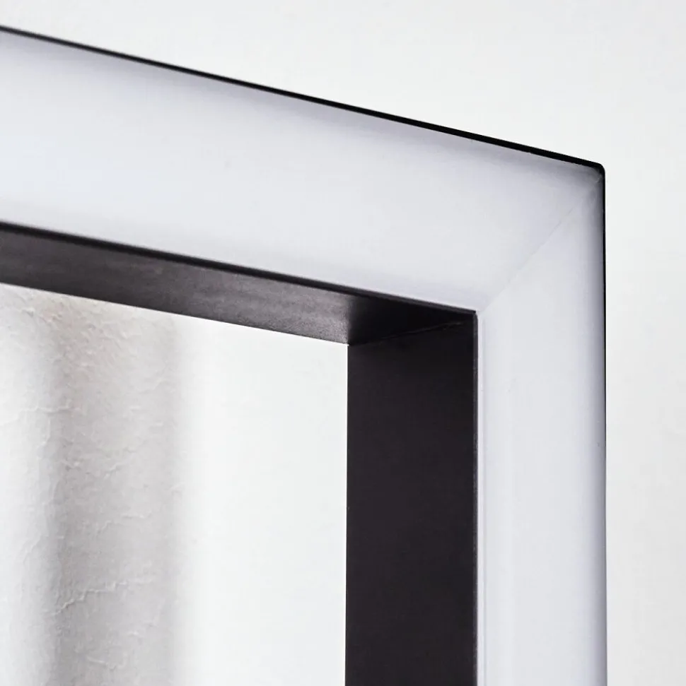 Applique Murale Deadwood Led Brun, Chrome, Couleur Bois, 2 Lumieres