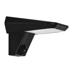 Applique Murale D'Exterieur Eglo Z_Solar Led Noir, 40 Lumieres, Detecteur De Mouvement