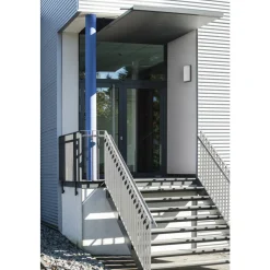 Applique Murale D'Exterieur Lcd 039Sen Noir, 1 Lumiere, Detecteur De Mouvement