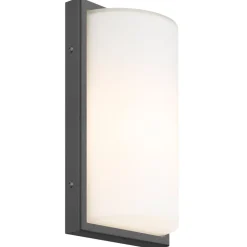 Applique Murale D'Exterieur Lcd 039Sen Noir, 1 Lumiere, Detecteur De Mouvement