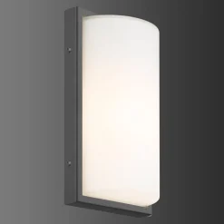 Applique Murale D'Exterieur Lcd 039Sen Noir, 1 Lumiere, Detecteur De Mouvement