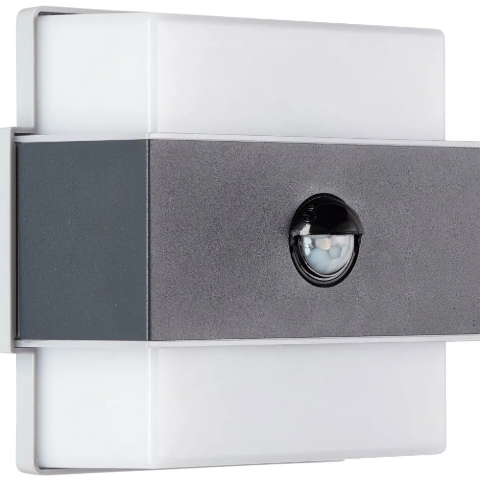 Applique Murale D'Exterieur Brilliant Archie Led Noir, 1 Lumiere, Detecteur De Mouvement