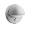 Applique Murale D'Exterieur Philips Mygarden June Gris, 1 Lumiere, Detecteur De Mouvement