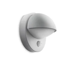 Applique Murale D'Exterieur Philips Mygarden June Gris, 1 Lumiere, Detecteur De Mouvement
