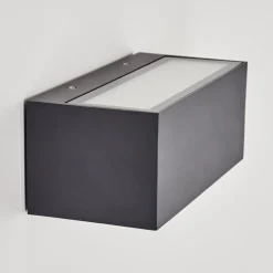 Applique Murale D'Exterieur Spidern Led Anthracite, 1 Lumiere, Changeur De Couleurs