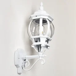 Applique Murale D'Exterieur Lentua Blanc, 1 Lumiere