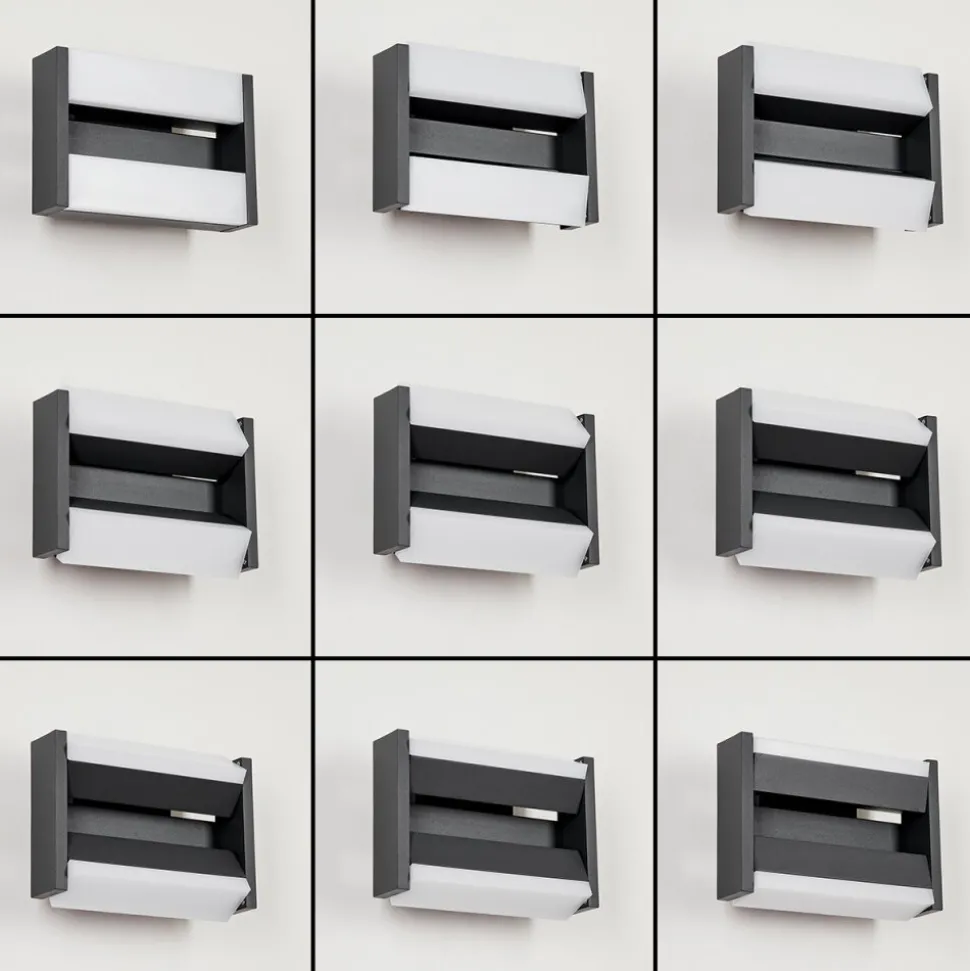 Applique Murale D'Exterieurramalheira Led Anthracite, 1 Lumiere