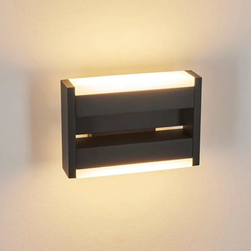 Applique Murale D'Exterieurramalheira Led Anthracite, 1 Lumiere